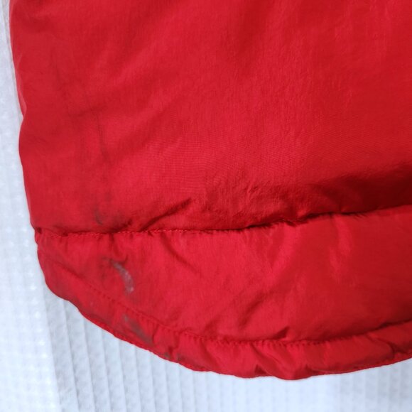Tommy Hilfiger Down Puffer Vest Men's XL Red Pockets Toggle Waist Outdoor - Picture 13 of 14